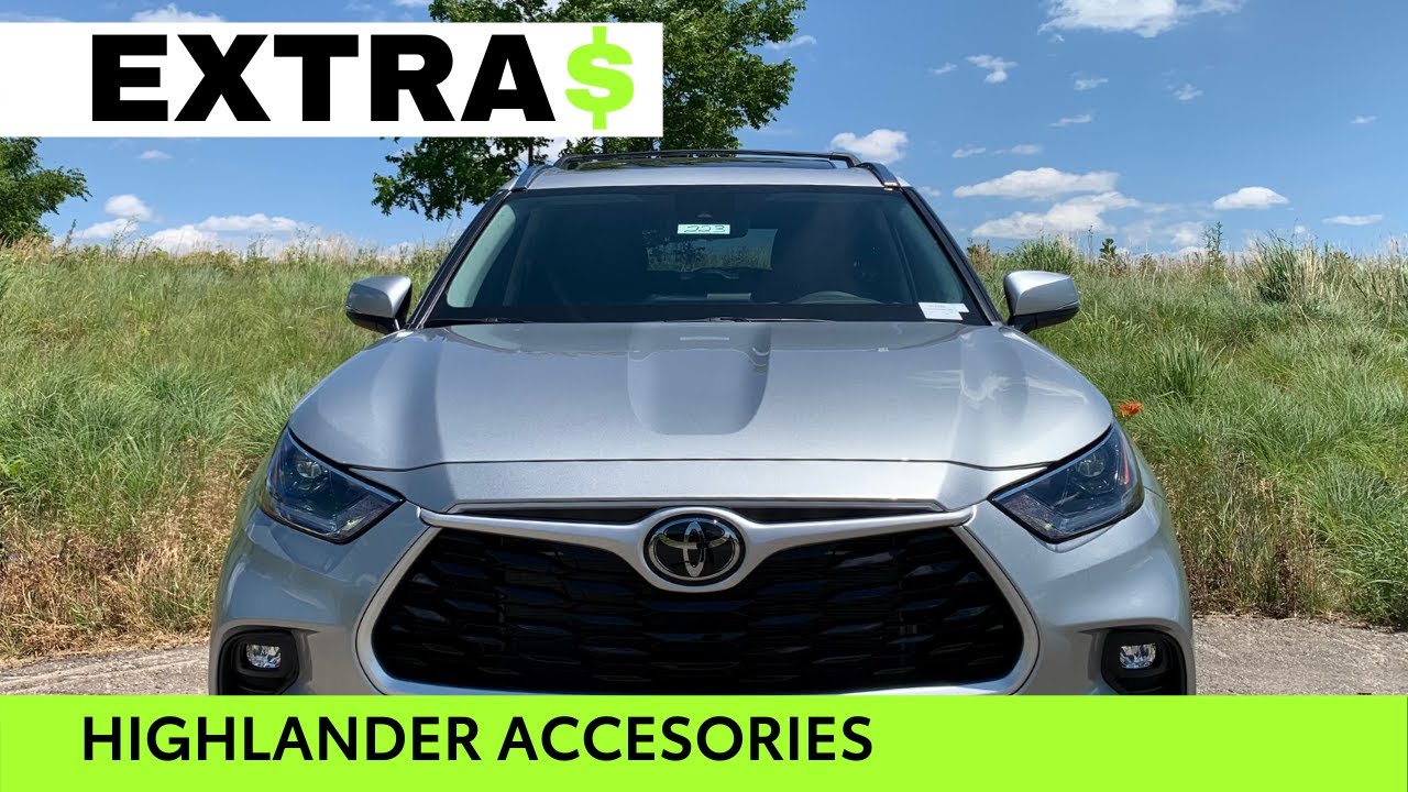 2021 Toyota Highlander 6 Accessories, which will you chose?
