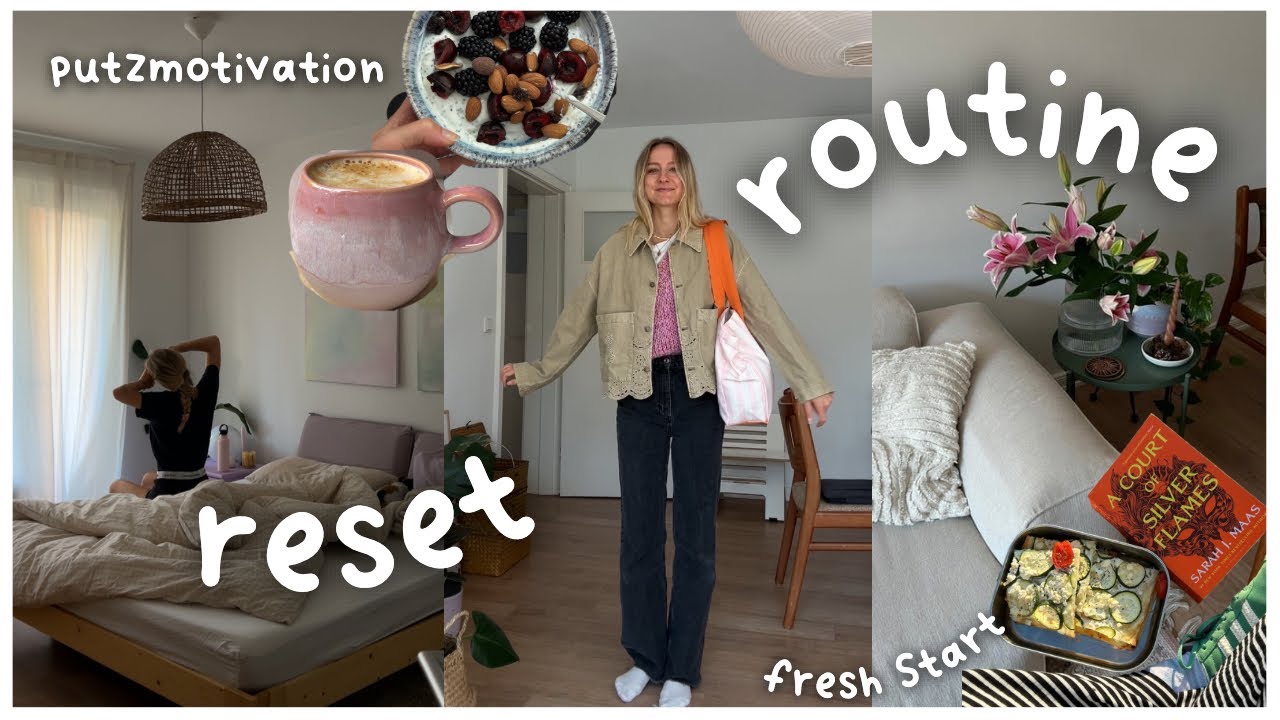 WEEKLY RESET ROUTINE {vlog} Markt Einkauf, Wohnung Organisieren ,Putzmotivation, Yoga am Wasser...