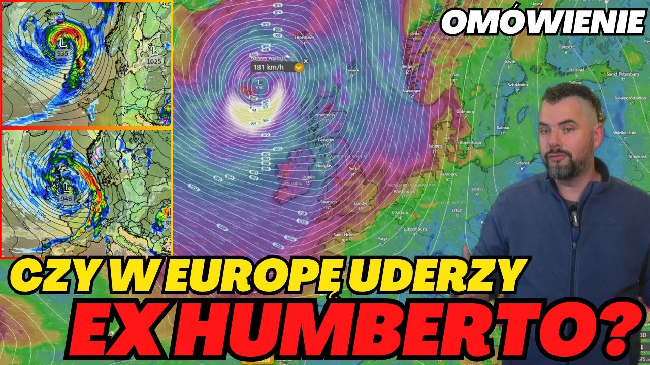 Ex-huragan Humberto uderzy w Europę? Omawiamy scenariusze ECMWF i GFS