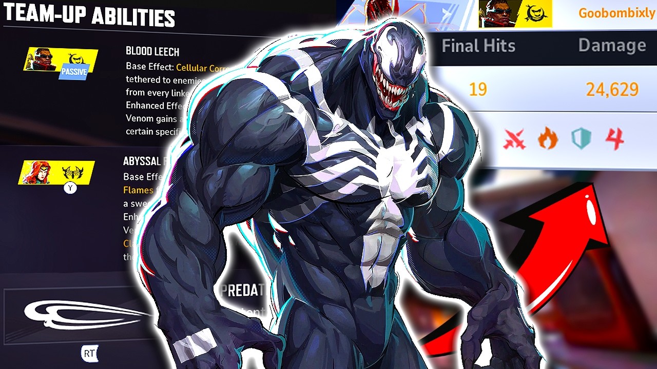 Venom Is BROKEN With Enhanced Blade Teamup... (Best Tank In Season 9)