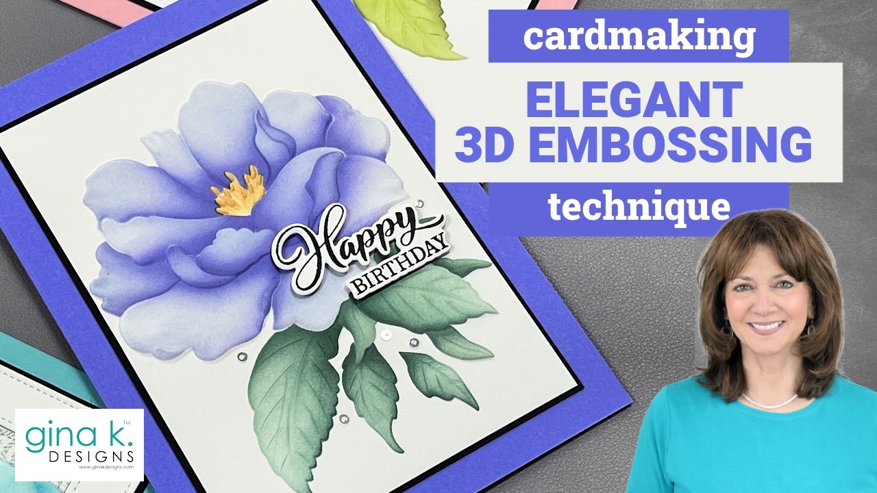 Elegant 3D Embossing!