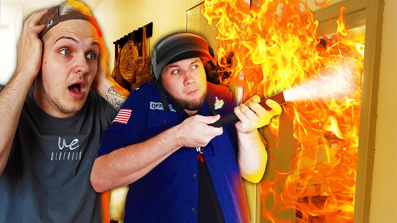 Yo Huebi, dein Studio brennt!