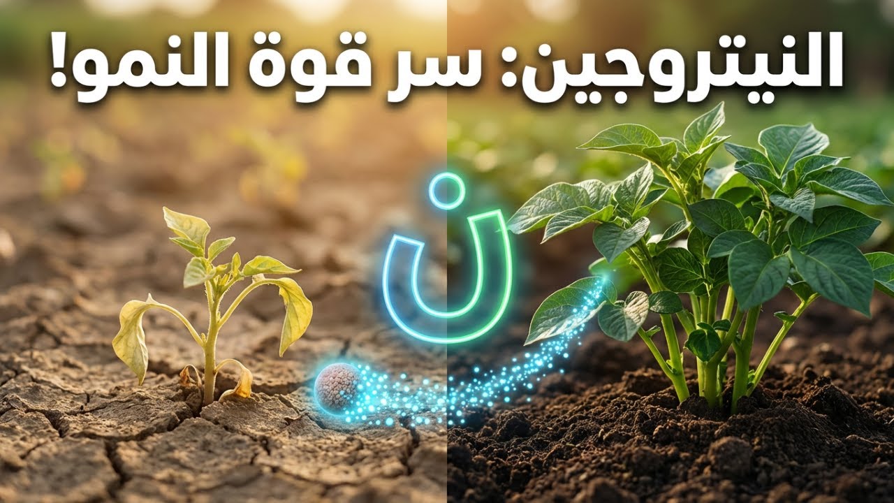 النيتروجين: العنصر الأساسي الذي يحدد قوة نموات نبات!