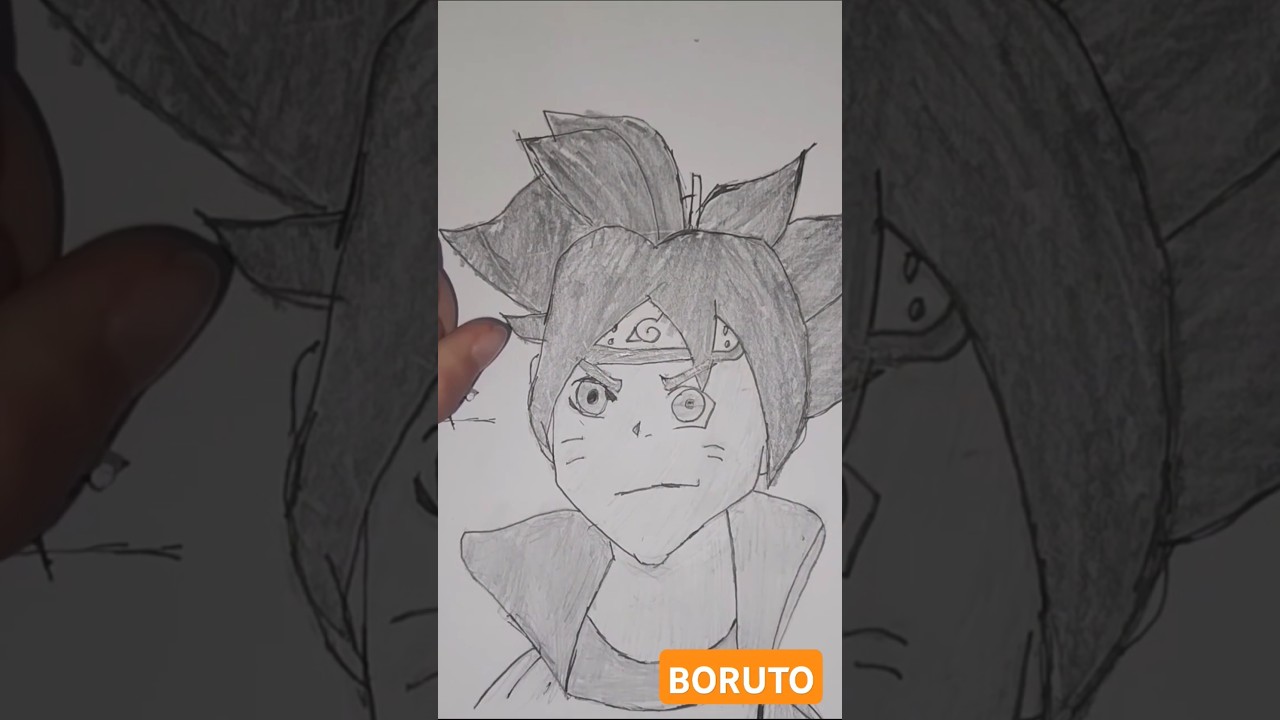 Lightning Fast Pencil Sketch of Boruto Uzumaki | Boruto Art 