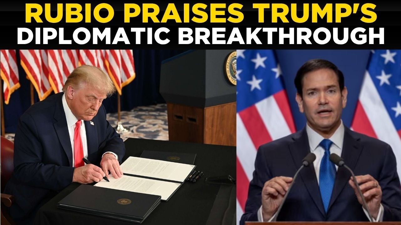 US-IRAN DEAL LIVE: Rubio Backs Peace Agreement, Praises Trump for Delivering 'Historic Peace'