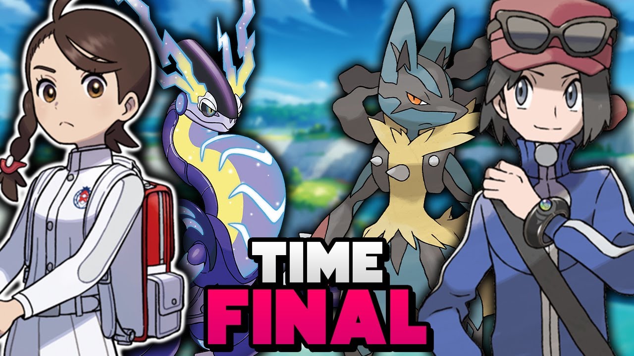 Qual o Time Final dos Protagonistas de Pokémon