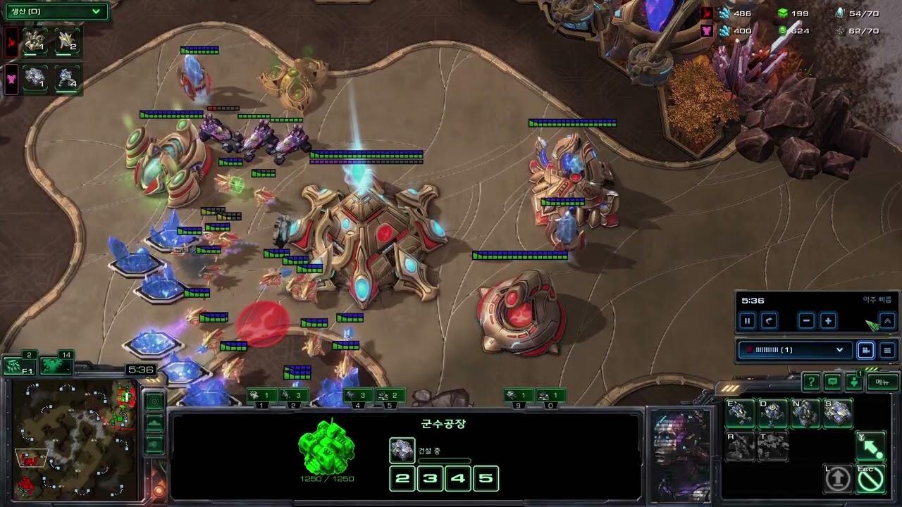 260114/ [T vs P] 화염차+6해병 드랍 후 운영 빌드!(북미서버)