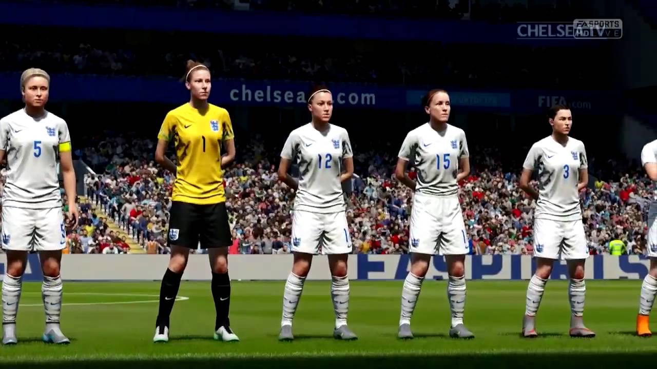 Fifa 16 competition with Chelsea Ladies