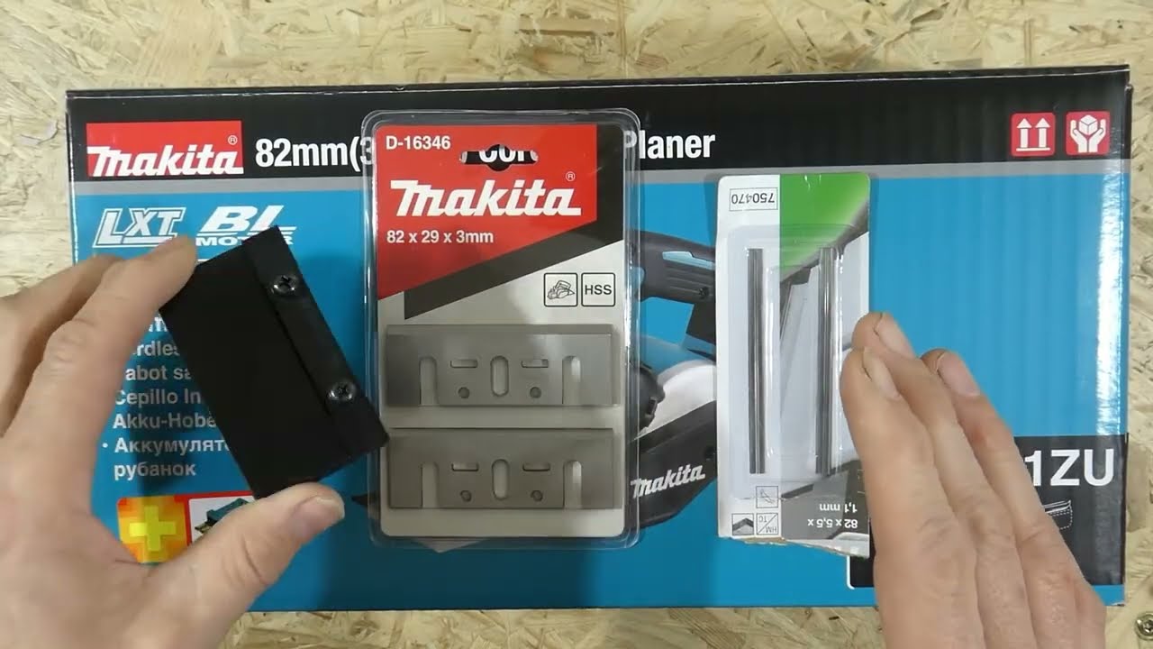Hoblík na 2 druhy nožů Makita DKP181ZU