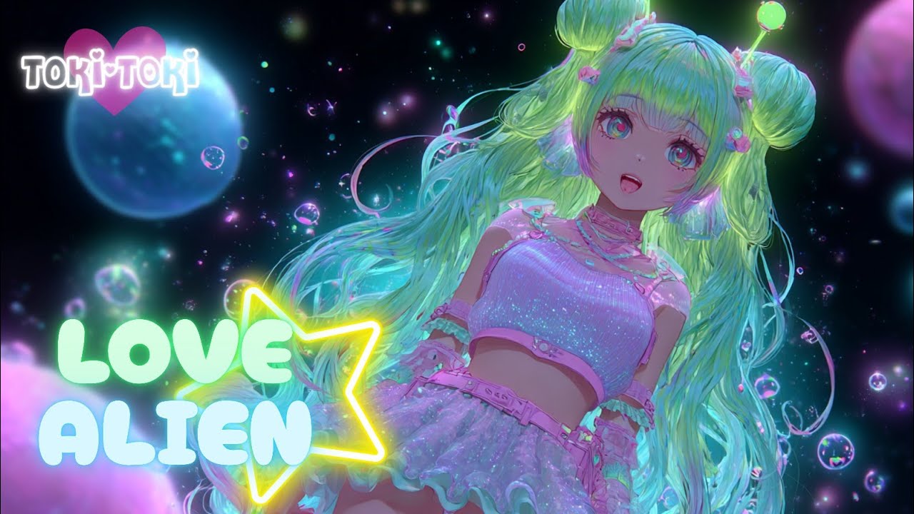 Love Alien エイリアン・ラブ - Toki Toki 🩷 (Official Audio) Kawaii Future Bass Electro Pop