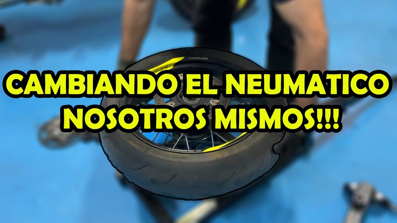 COMO CAMBIAR TUS PROPIOS NEUMATICOS / HUSQVARNA 701 / change your tires
