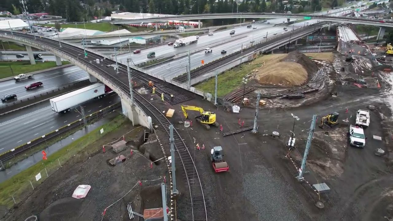 Drone Video of Better Red Construction at Gateway Transit Center