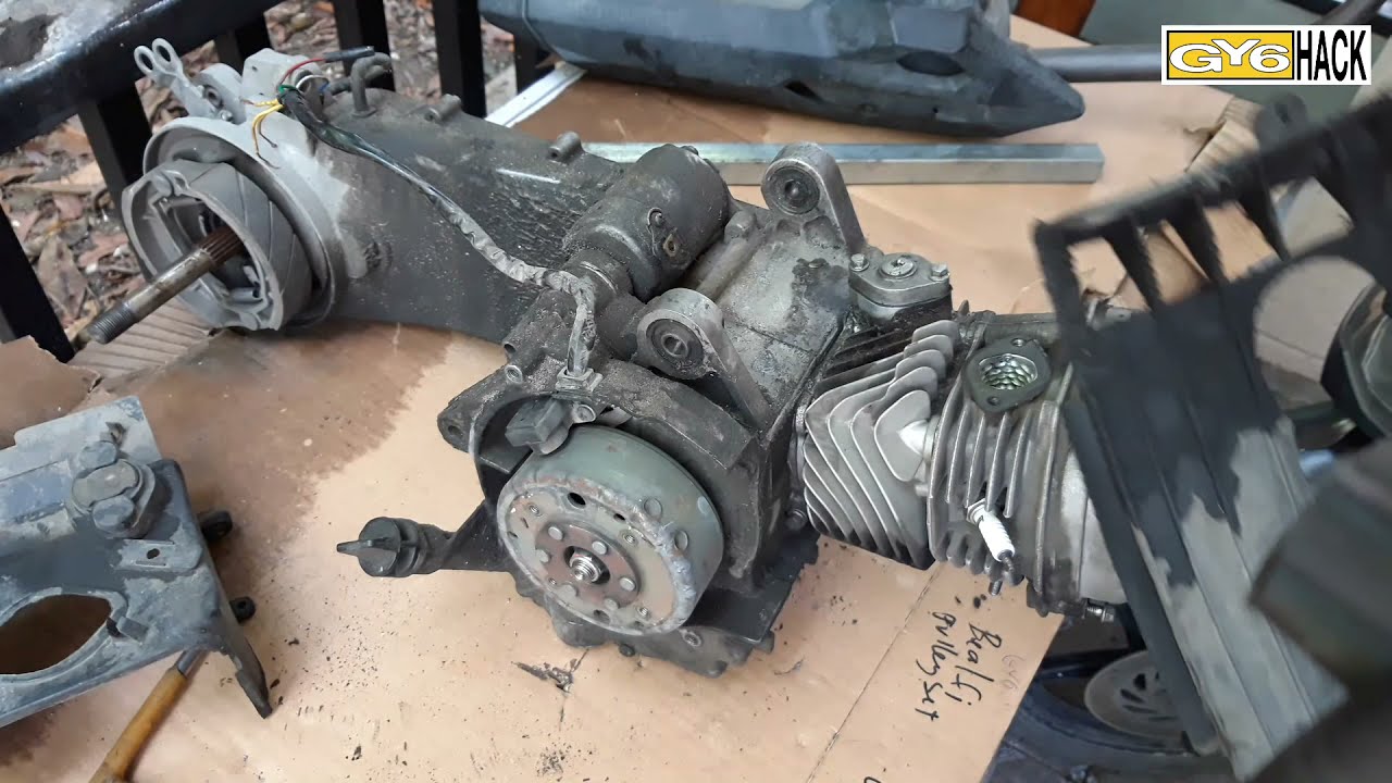 easyride150 biyak makina cleaning restoration gy6 engine part 1 | gy6hack