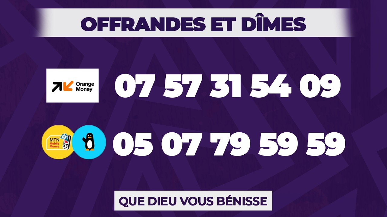 Prière matinale Thème :  