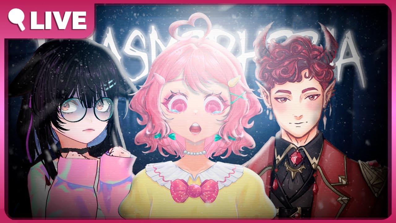 [VTUBER-BR] UM TRIO DE CA&Ccedil;A FANTASMAS!! - PHASMOPHOBIA