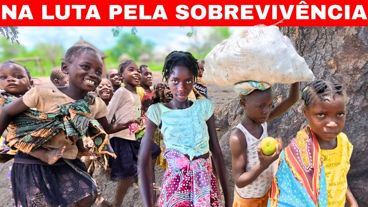 Como as Aldeias mais Pobres do Interior da África Sobrevivem a Miséria? Na Luta pela Sobrevivência 