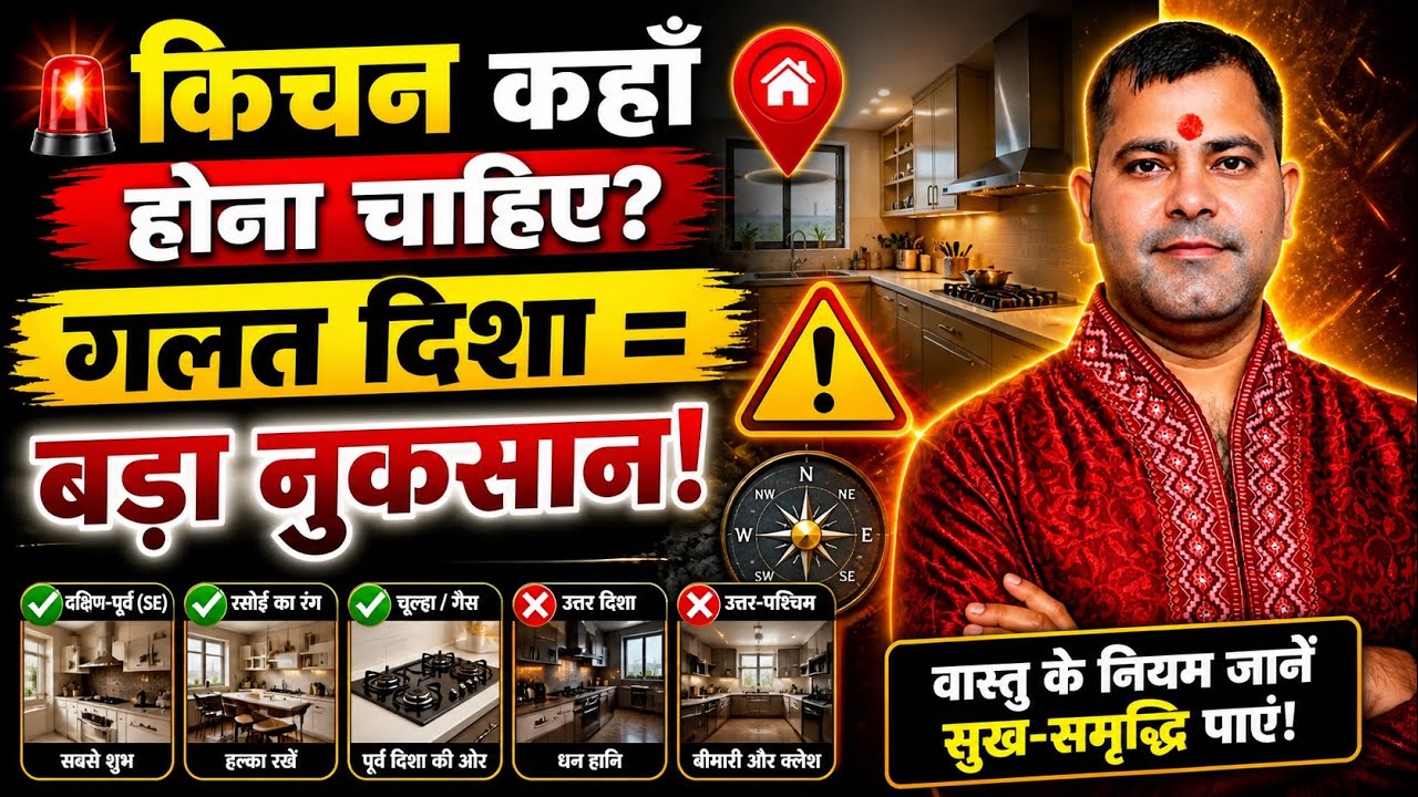 किचन की ये दिशा बना सकती है आपको करोड़पति? | Vastu For Kitchen | Vastu Shastra For Home | Vastu Tips