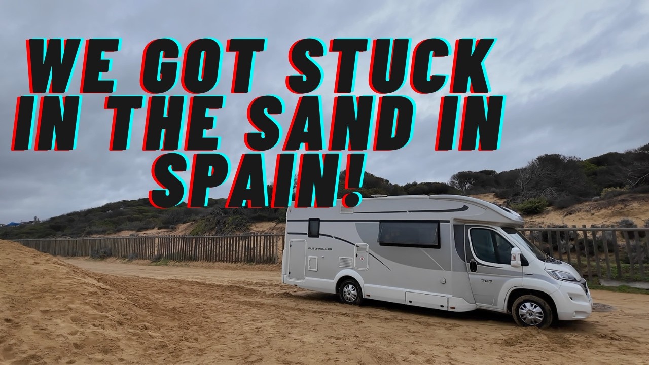 We got stuck in the sand in Spain! Our Spanish motorhome trip continues.