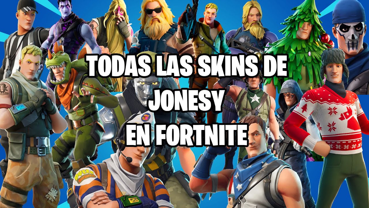 Fortnite - Todas las skins de Jonesy