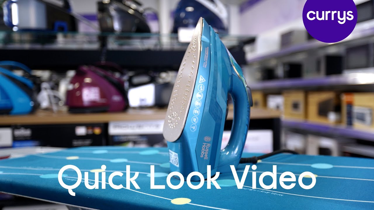 RUSSELL HOBBS PowerSteam Ultra Coconut Smooth 26340 Steam Iron - Quick Look