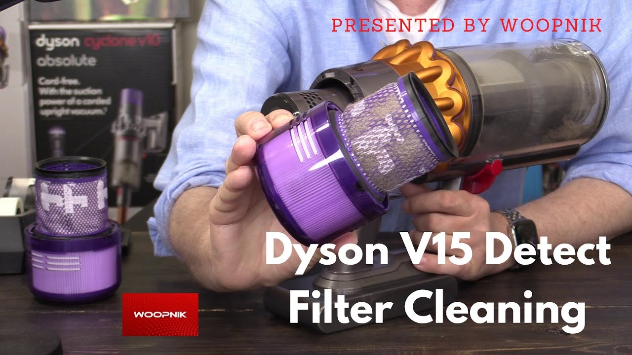 Очистка фильтра — Dyson V15 Detect