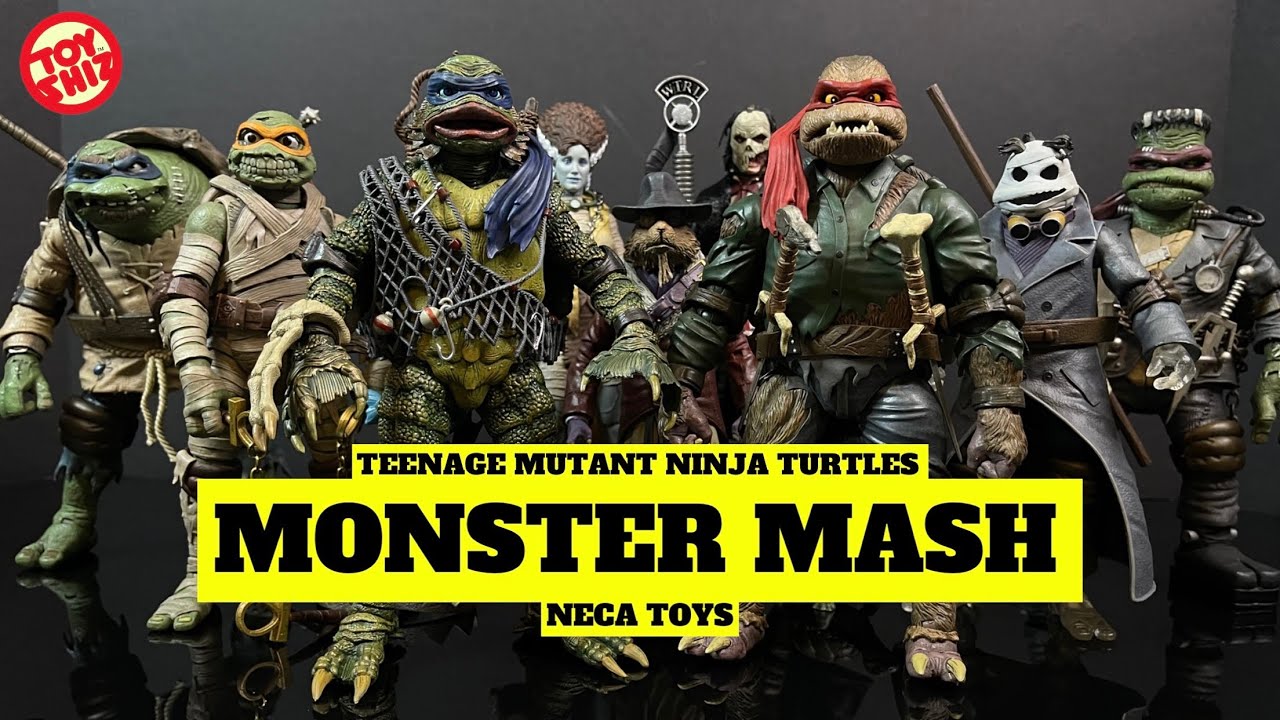 2024 WOLFMAN RAPH & LEO FROM THE BLACK LAGOON | Universal Monsters x TMNT | NECA Toys