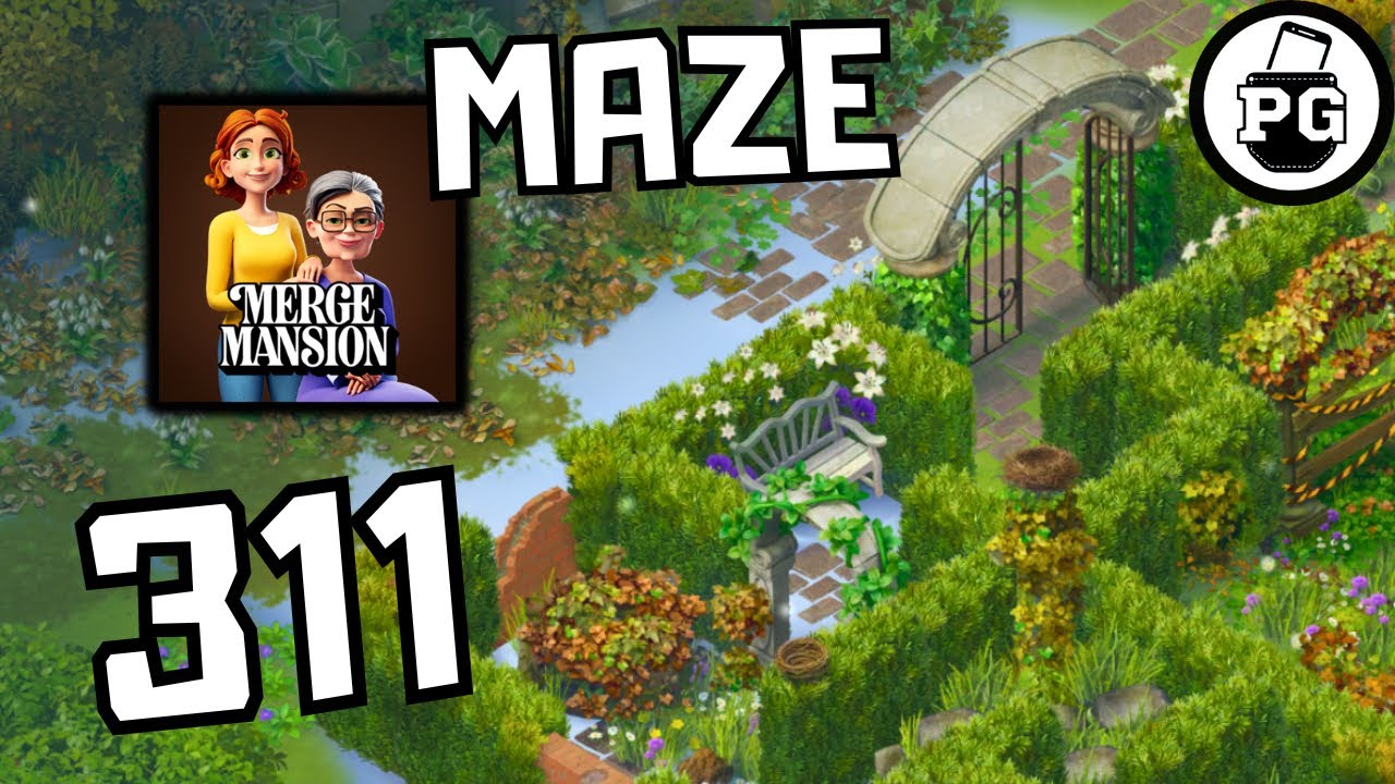 Огромный прогресс в локации «Лабиринт» 🏡 — Прохождение игры Merge Mansion |Часть 311|