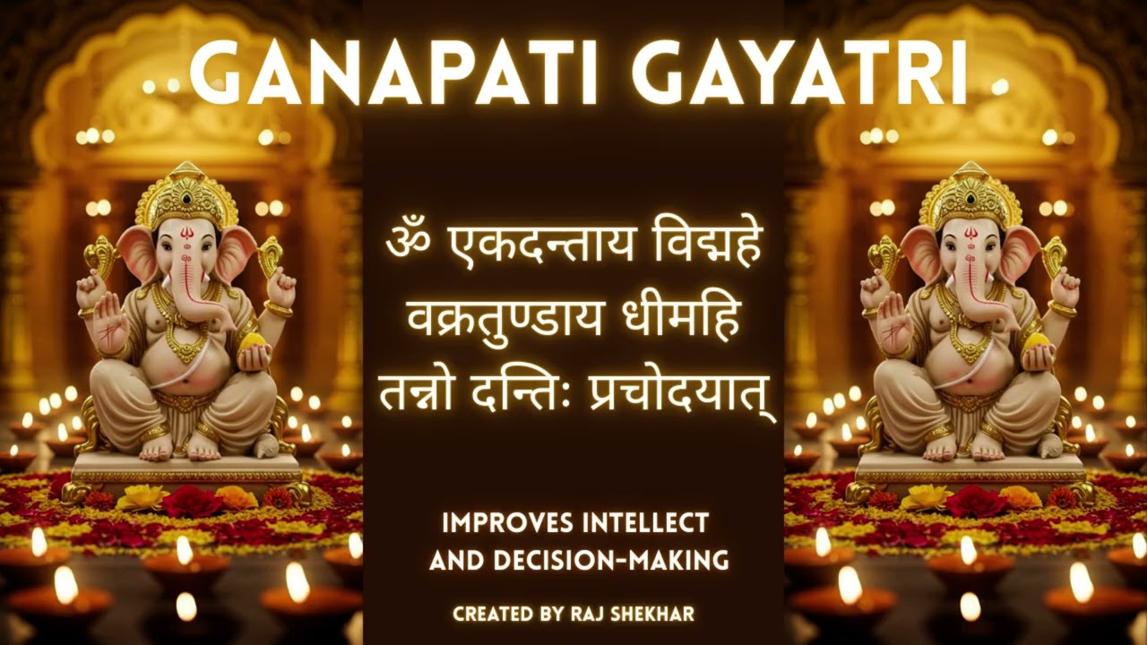 Ganapati Gayatri Mantra | ॐ एकदन्ताय विद्महे | Peaceful Chant | Raj Shekhar