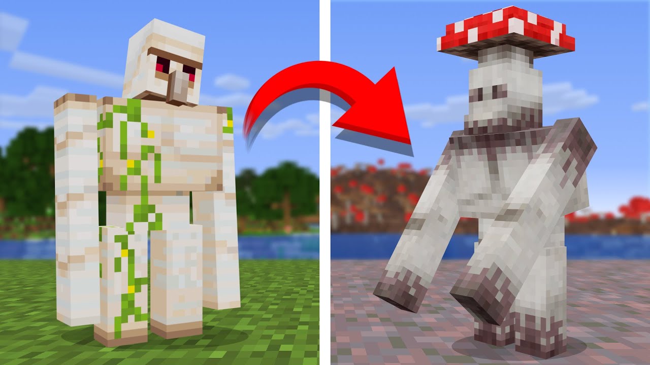 Я переделал новых мобов биома в Minecraft