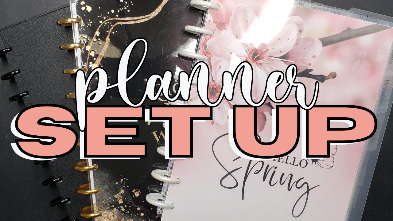 APRIL PLANNER SET UP | HAPPY PLANNER FRANKENPLANNER SET UP