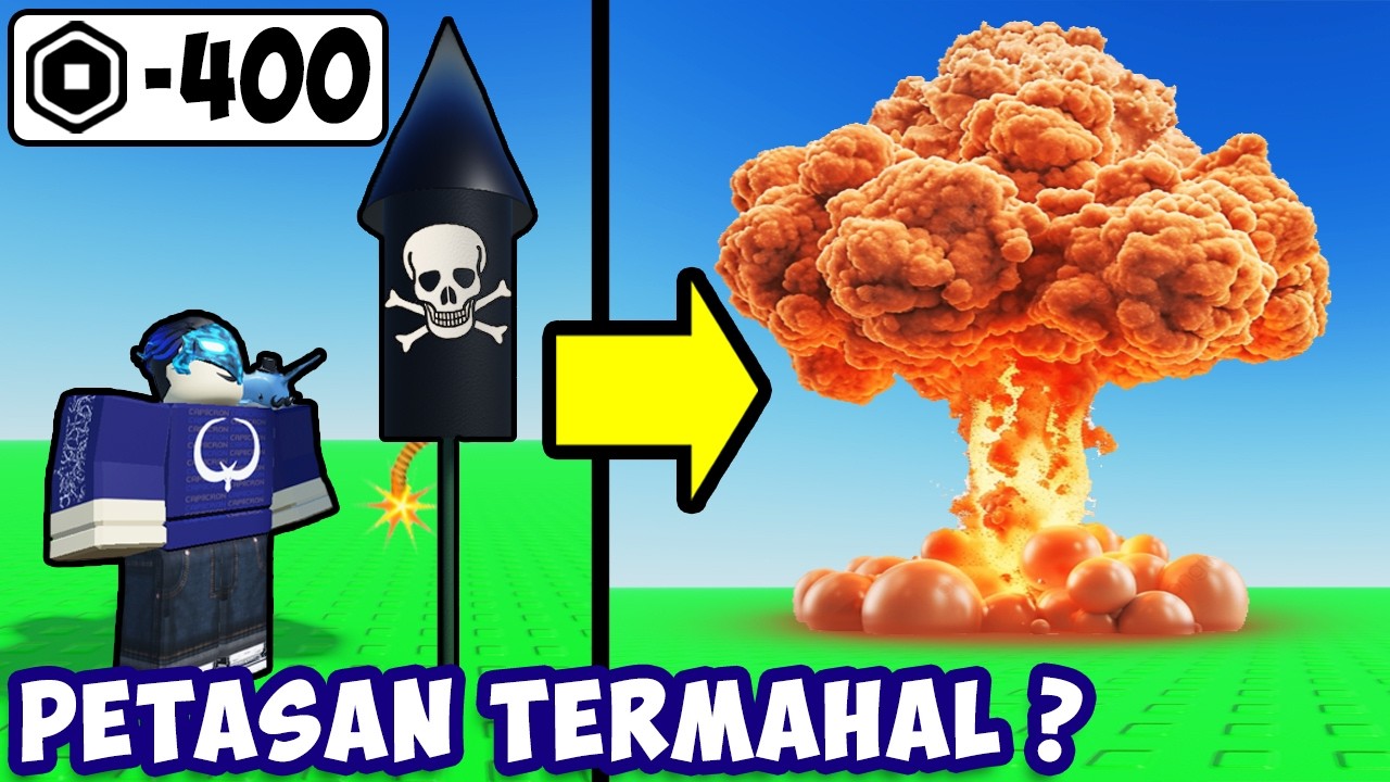 AKU BELI PETASAN KEMBANG API PALING BERBAHAYA DI ROBLOX ?