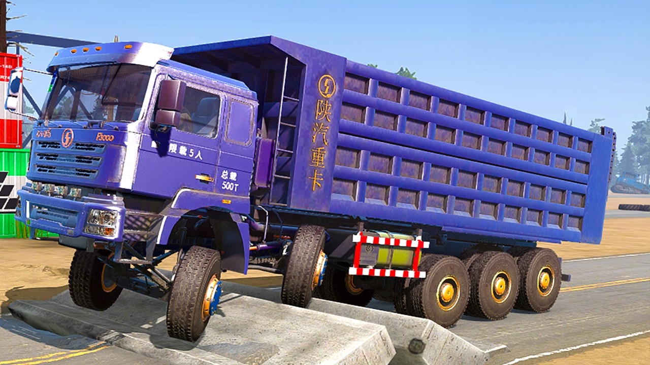 Trucks vs Speed Bumps With Extreme Broken Road Ep64 #kingtruck