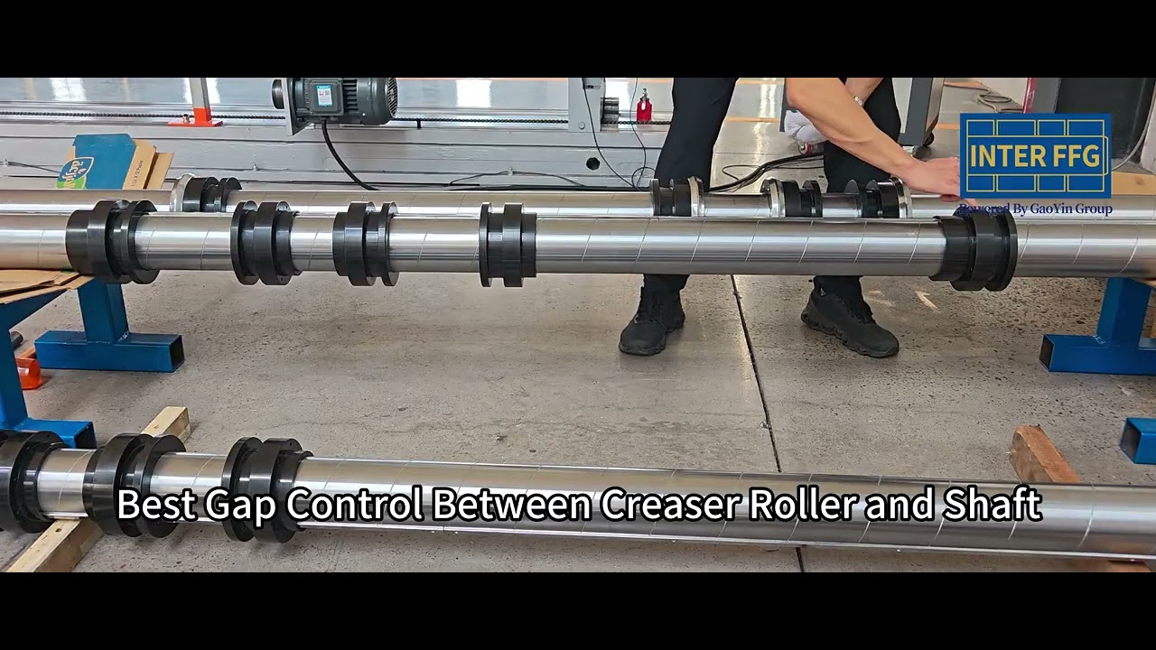 Best Gap Control Between Creaser Roller and Shaft for Inter FFG Flexo RDC
