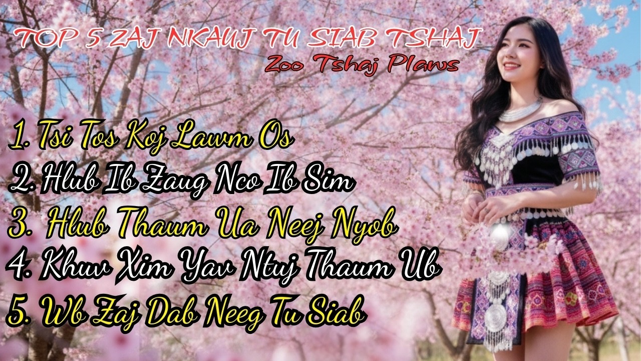 Top 5 Zaj Nkauj Mloog Tau Kho Siab Zim (Cover) Hmong EDM Music #nkaujkhosiab