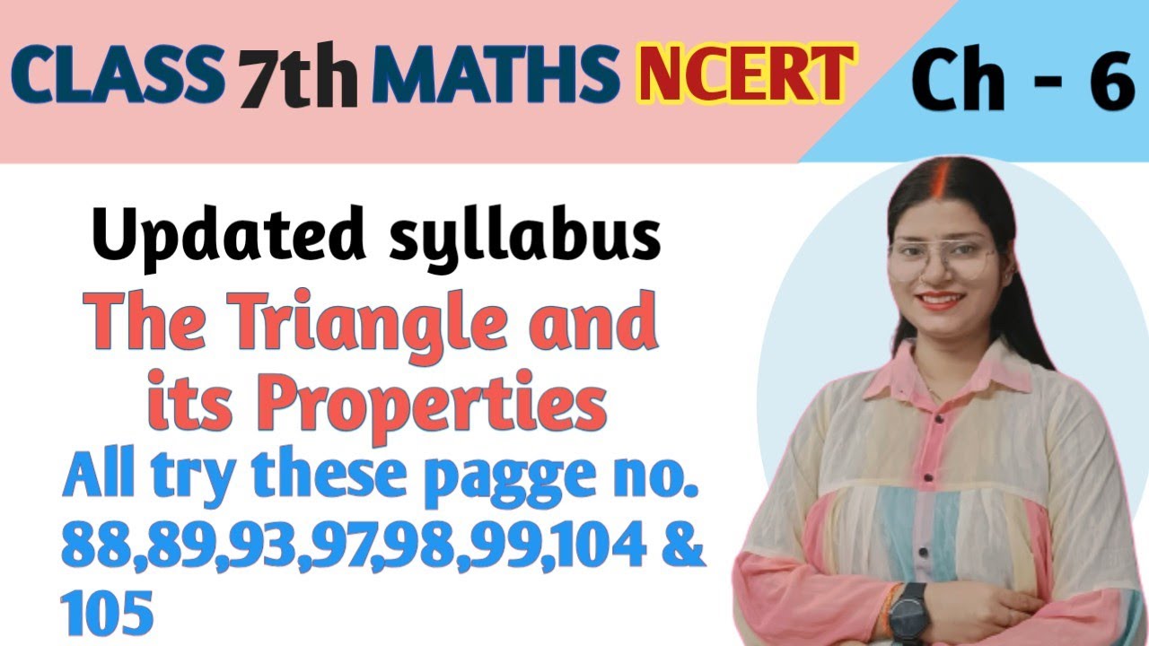 Try these - Page - 88, 89, 93, 97, 98, 99, 104 & 105 - Class 7 - Chapter 6 - maths new syllabus 2023