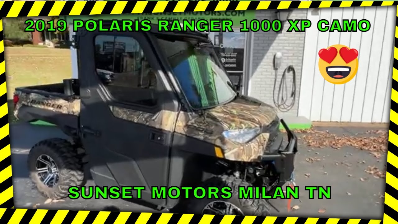 Продается подержанный автомобиль Street Legacy Polaris Ranger 1000 XP 2019 года выпуска, камуфляж...