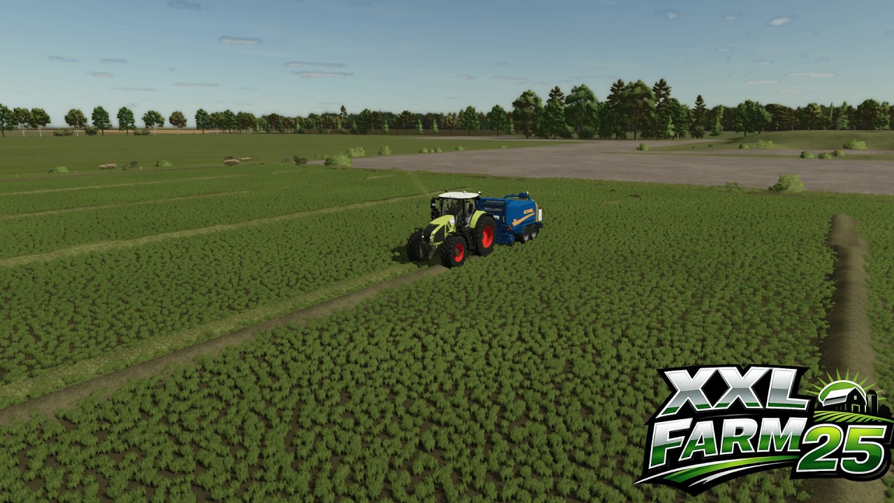 Ballenpressen auf der XXL Farm im LS 25 #farming #ls25 #2