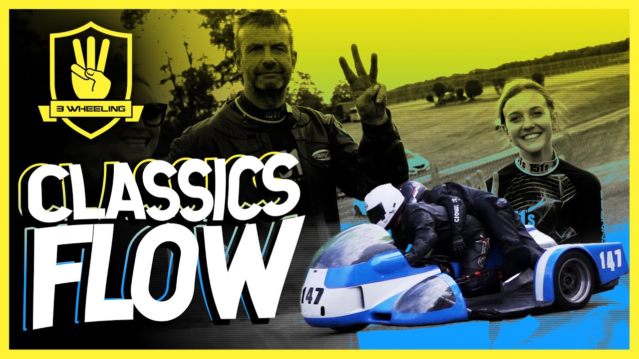 CLASSICS FLOW 💨 Father & Daughter duo of David & Florence Lissaman at. the 2023 Sidecar Revival 🇬🇧