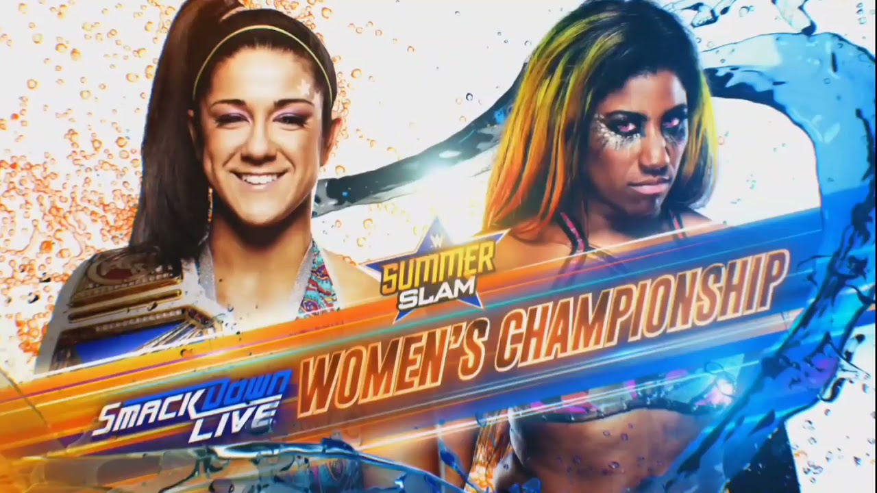 WWE Summerslam 2019 Match Card HD