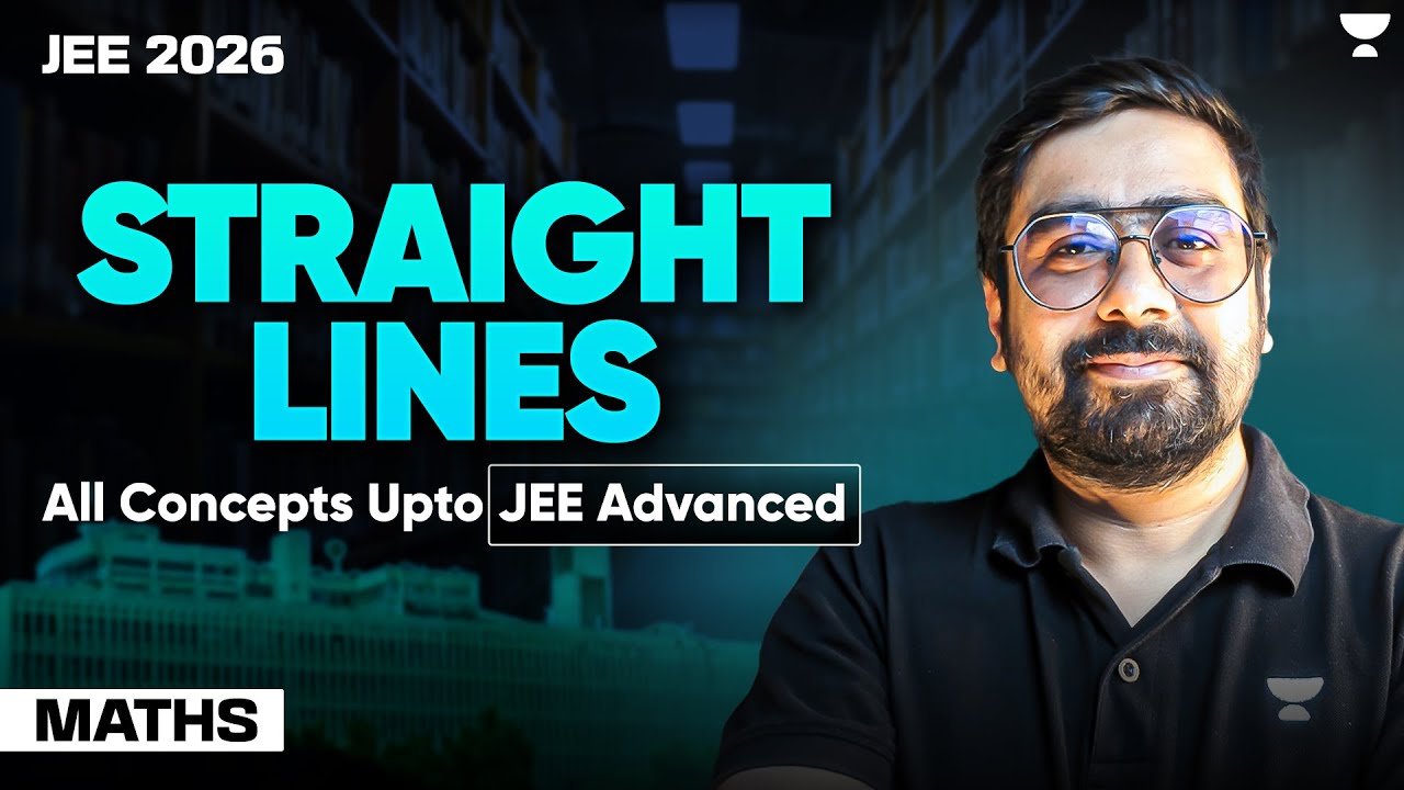 Straight Lines Class 11 | One Shot in English | JEE Main & Advanced | JEE 2026
