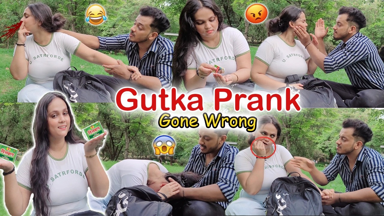 Gutka Prank on BF | Shocking Reaction 😲😱