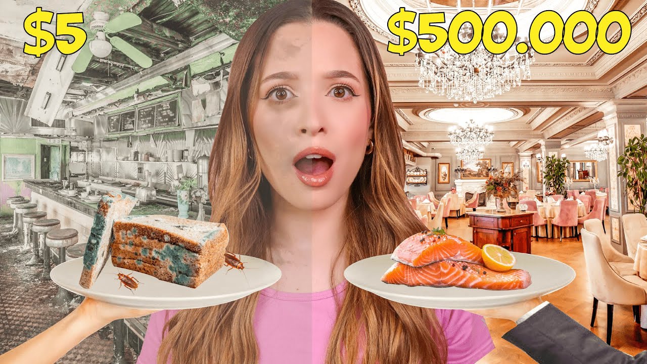 Sobreviv&iacute; en EL PEOR vs el MEJOR restaurante | Laura Mejia