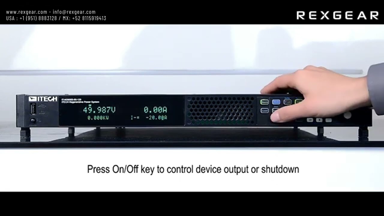 IT M3900C Bidirectional DC Power Supply Demo Video