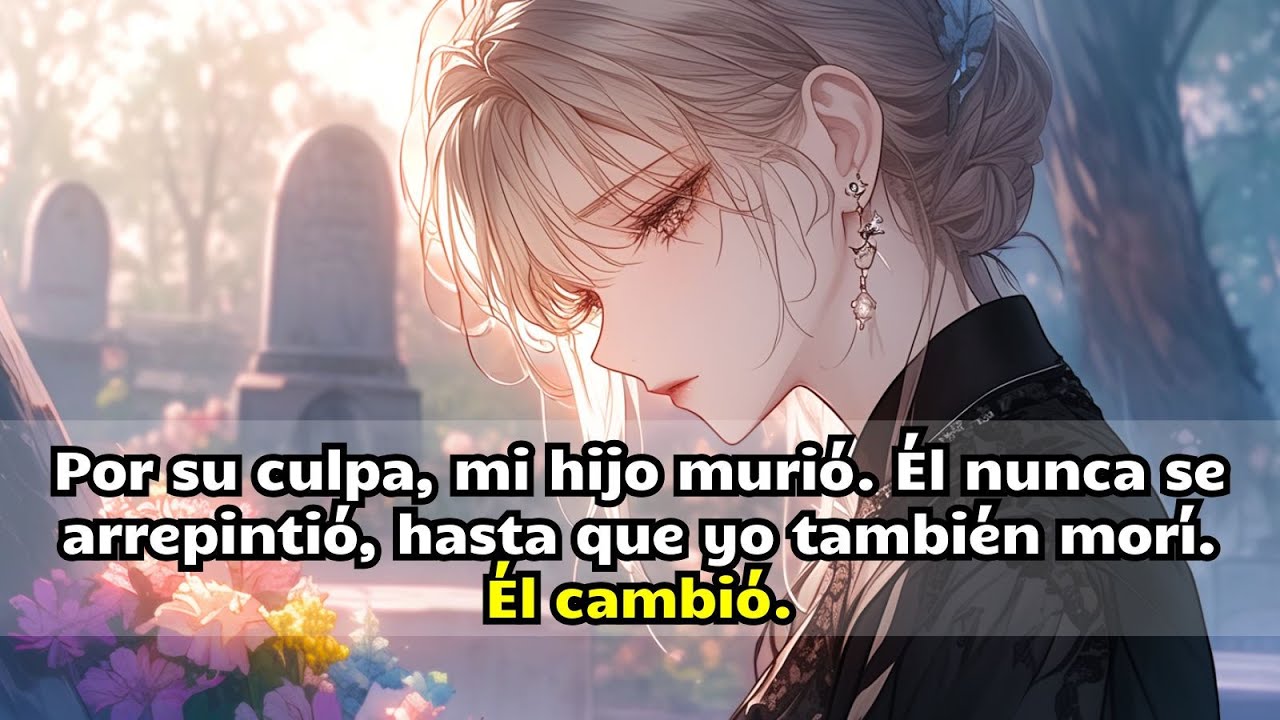 Por su culpa, mi hijo murió. Él nunca se arrepintió, hasta que yo también morí. Él cambió.
