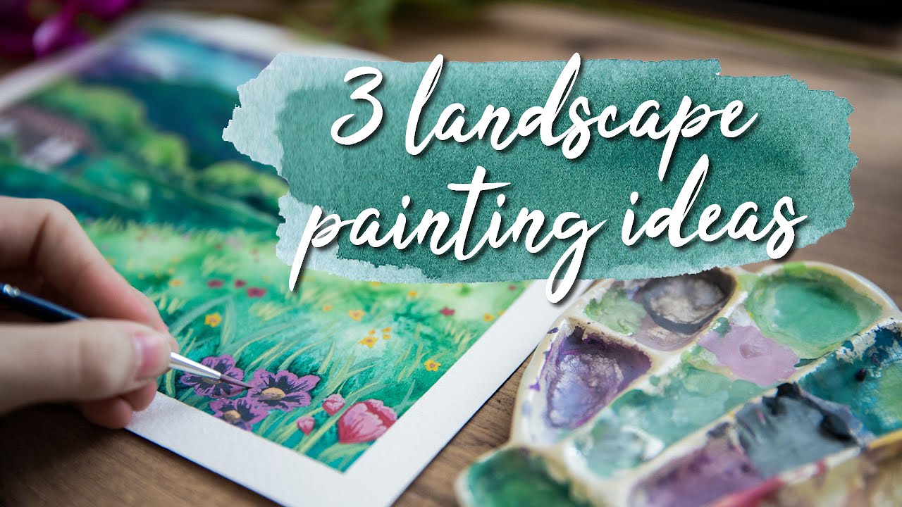 Landscape Painting Ideas (for your Sketchbook) | 100 Landscapes #2