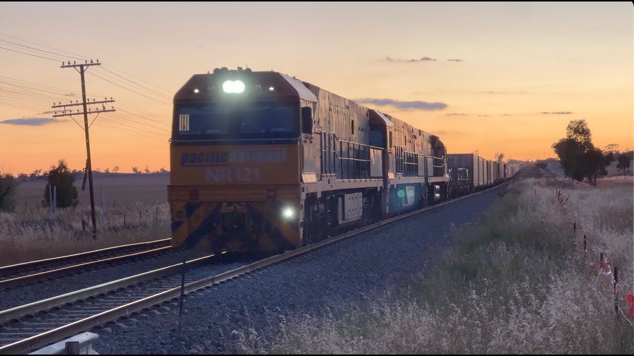 Saturday Freight & Passenger Trains Around Southern NSW Australia