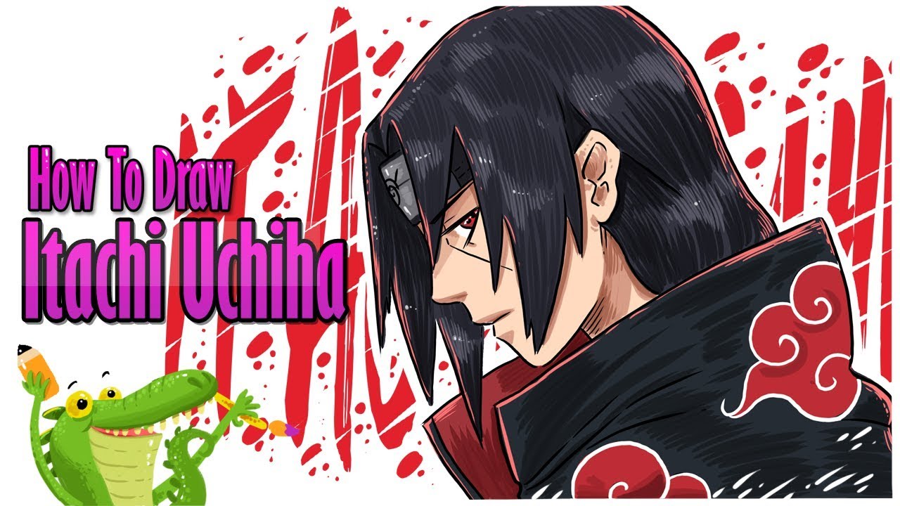 How to draw Itachi Uchiha step by step