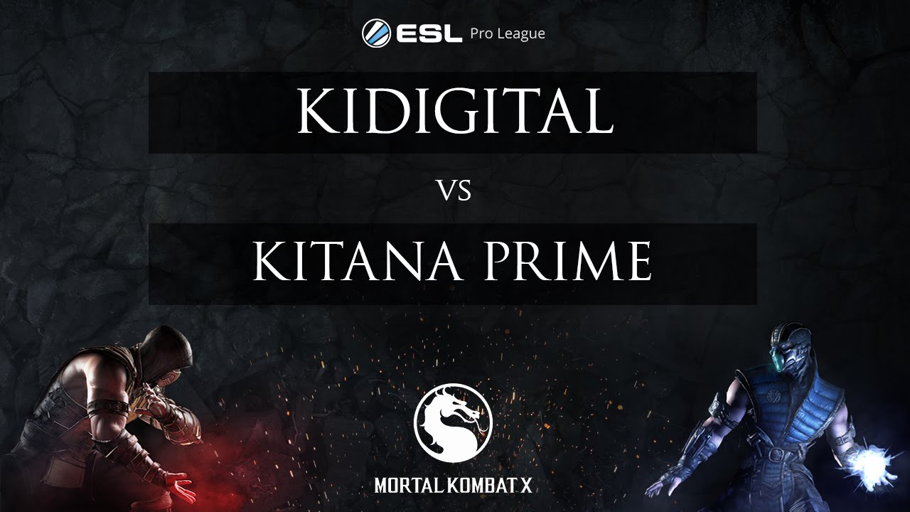 MKX - Kidigital vs. Kitana Prime - ESL Pro League 2015 - NA Week 8 - Quarter Finals