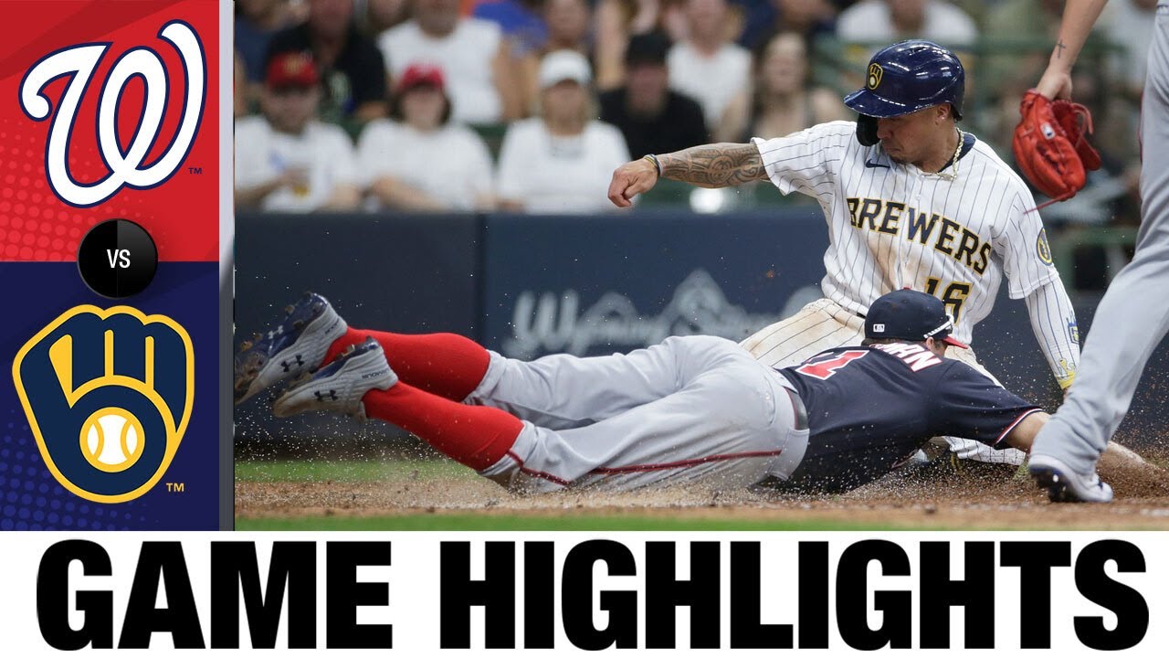 Nationals vs. Brewers Game Highlights (8/21/21) | MLB Highlights
