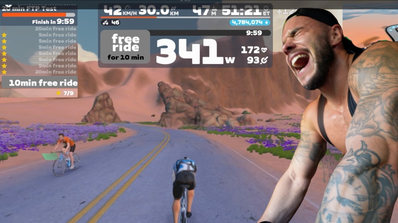 20 minute FTP Test - 3w/kg [44 Weeks Out Ironman Wales]